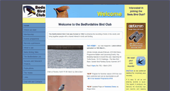 Desktop Screenshot of bedsbirdclub.org.uk